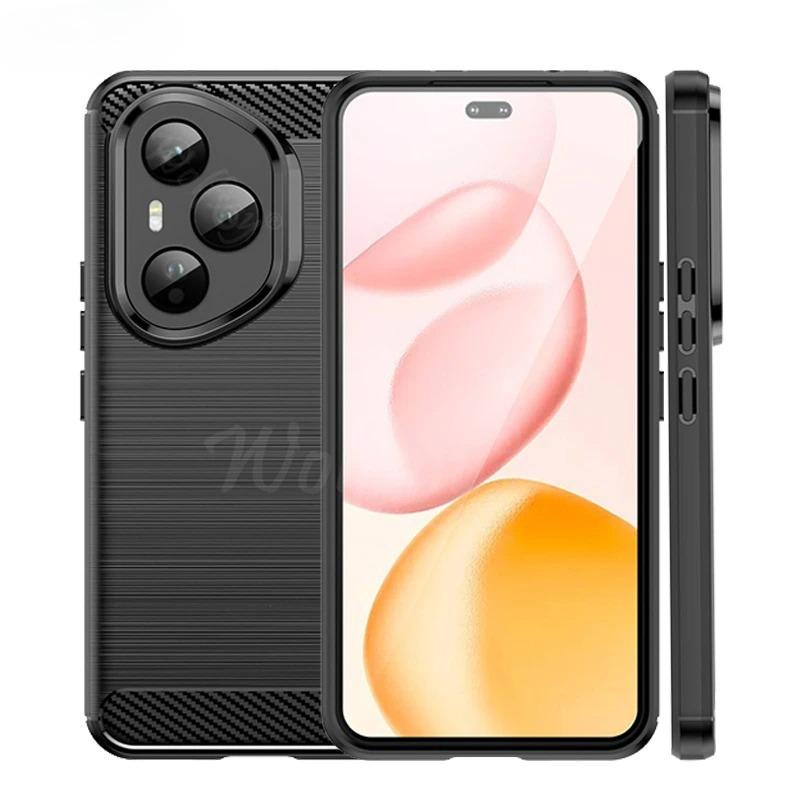 Funda For Honor 400 Pro Shockproof Soft TPU Silicone Carbon Fiber Back Cover For Honor 400 Pro Phone Case For Honor 400 Pro Case