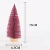 15/25cm Mini Christmas Tree Fake Pine Trees DIY Photo Prop for Home Decoration 2025 New Year Gift  DIY Craft Desktop Xmas Decor