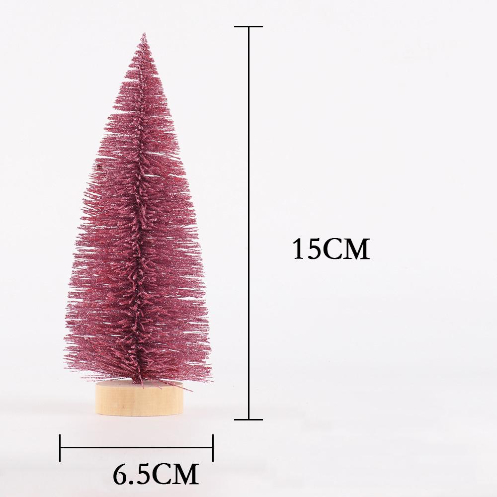 15/25cm Mini Christmas Tree Fake Pine Trees DIY Photo Prop for Home Decoration 2025 New Year Gift  DIY Craft Desktop Xmas Decor