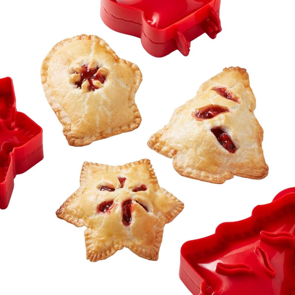Classic Mini Hand Pie Molds, Pocket Pie Press, Dough Pocket Pie Presser Molds, One Press Autumn Cottage Pie Set, Party Potluck Hand Pie Pan Molds Set