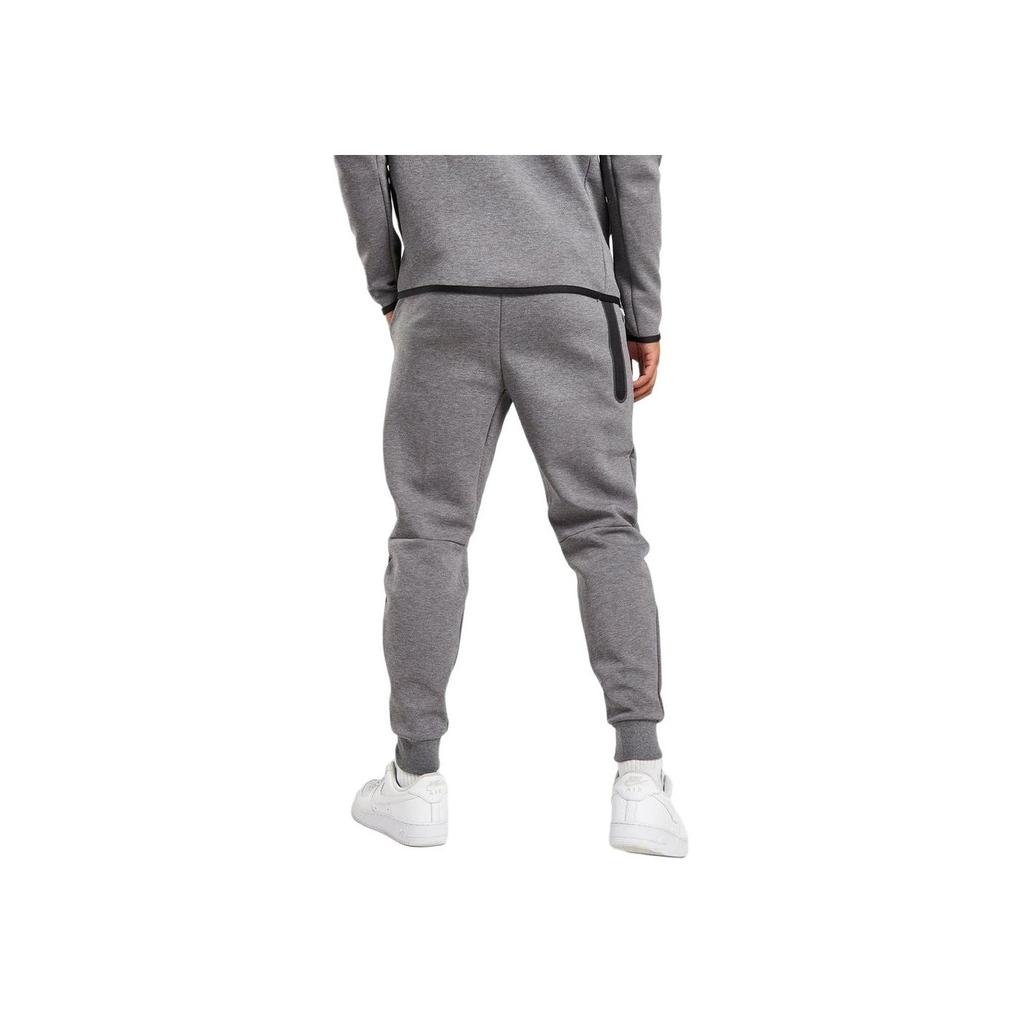 Nike Liverpool FC Tech Fleece Logo Vyšívané Pohodlné Šněrovací Pletené Sportovní Kalhoty Pánské kalhoty Šedé DV4834-071
