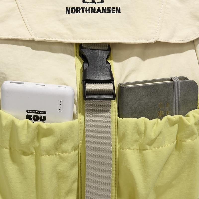 Outdoor Color Contrast Backpack Lightweight Sports Travel Bag Couple's Backpack Large Capacity Student Schoolbag