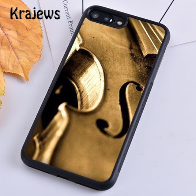Krajews Wooden Violins Bow Music Phone Case Cover For iPhone 17 Air 16 15 14 Plus 11 12 13 Pro Max Plus Coque Fundas
