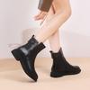 Fashion AIYUQI Women Winter Boots Genuine Leather Large Size 41 42 43 Short Boots Women Wool Warm British Style Non-slip Women Boots
