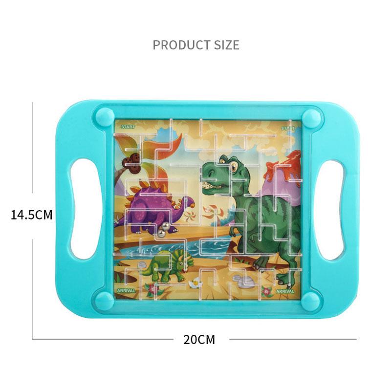 3D Maze Ball for Kids - Hand-eye Balance Gravity Memory Sequential Puzzle Montessori Educational Toy Ideal Children's Gift