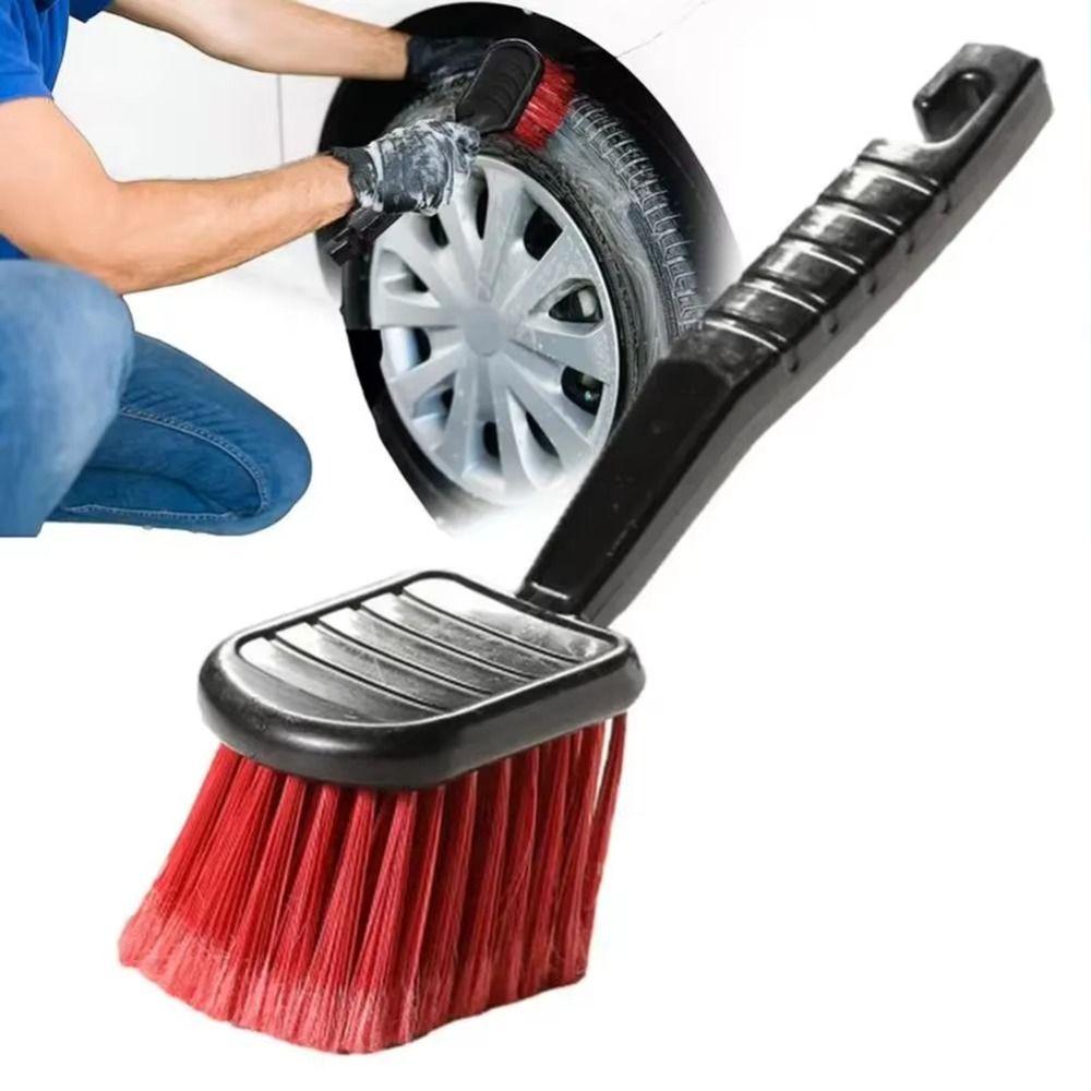 High-quality PPT Bristles Automotive Cleaner Ergonomic Design Deep Cleaning Brush  Car Cleaning