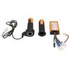 24V 250W Electric Bike Brushed Controller Aluminum Alloy Motor Speed Controller with Throttle Grips for Electric