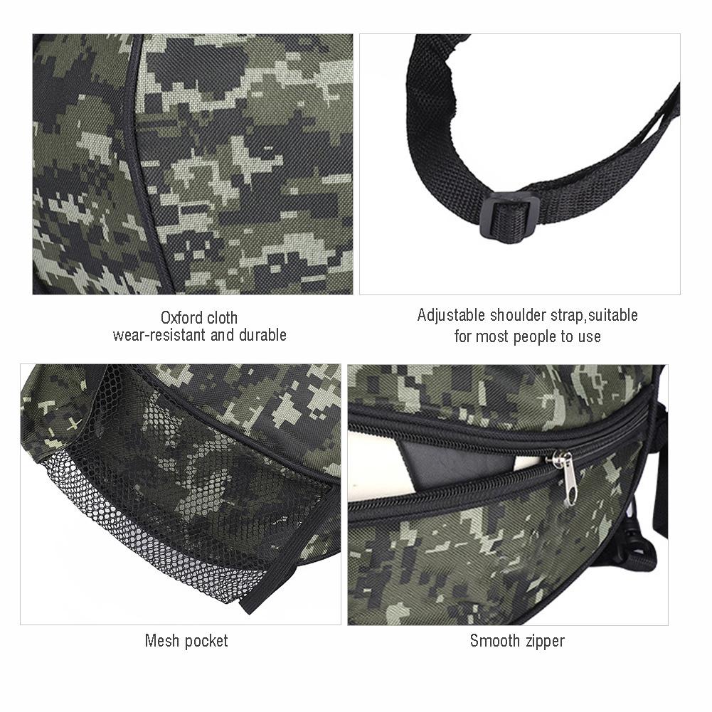 Portable Sports Basketball Football Soccer Ball Storage Ball Single Shoulder Strap (Green)