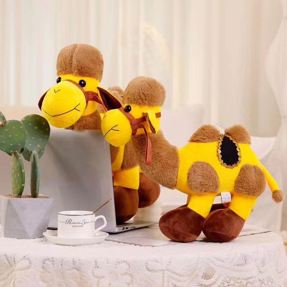 Plush Desert Animal Soft Plush Stuffed Toy Camel Cartoon Camel Shaped Doll  Colleagues Gift