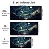 Large Gaming Mouse Pad Starry Night Mountain Forest Landscape Desk Mat Nonslip Rubber Keyboard Mat For Pc Laptop Office Game