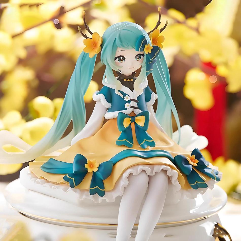 Hatsune Miku Anime Figure Toys Flower Fairy Collection Series MIKU Cute Cartoon PVC Action Figurine Model Doll Kid Birthday Gift