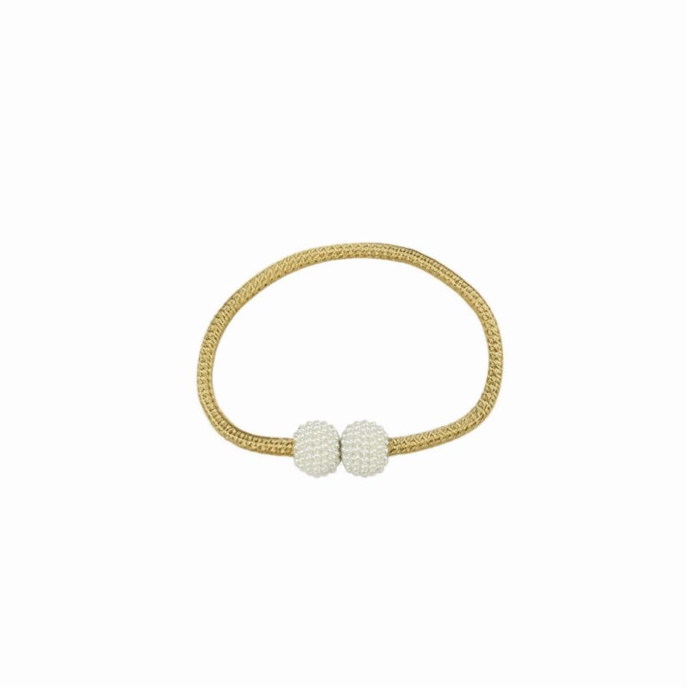 No-drill Pearl Magnetic Curtain Clip Elegant Tie Back Buckle Curtain Holders Living Room