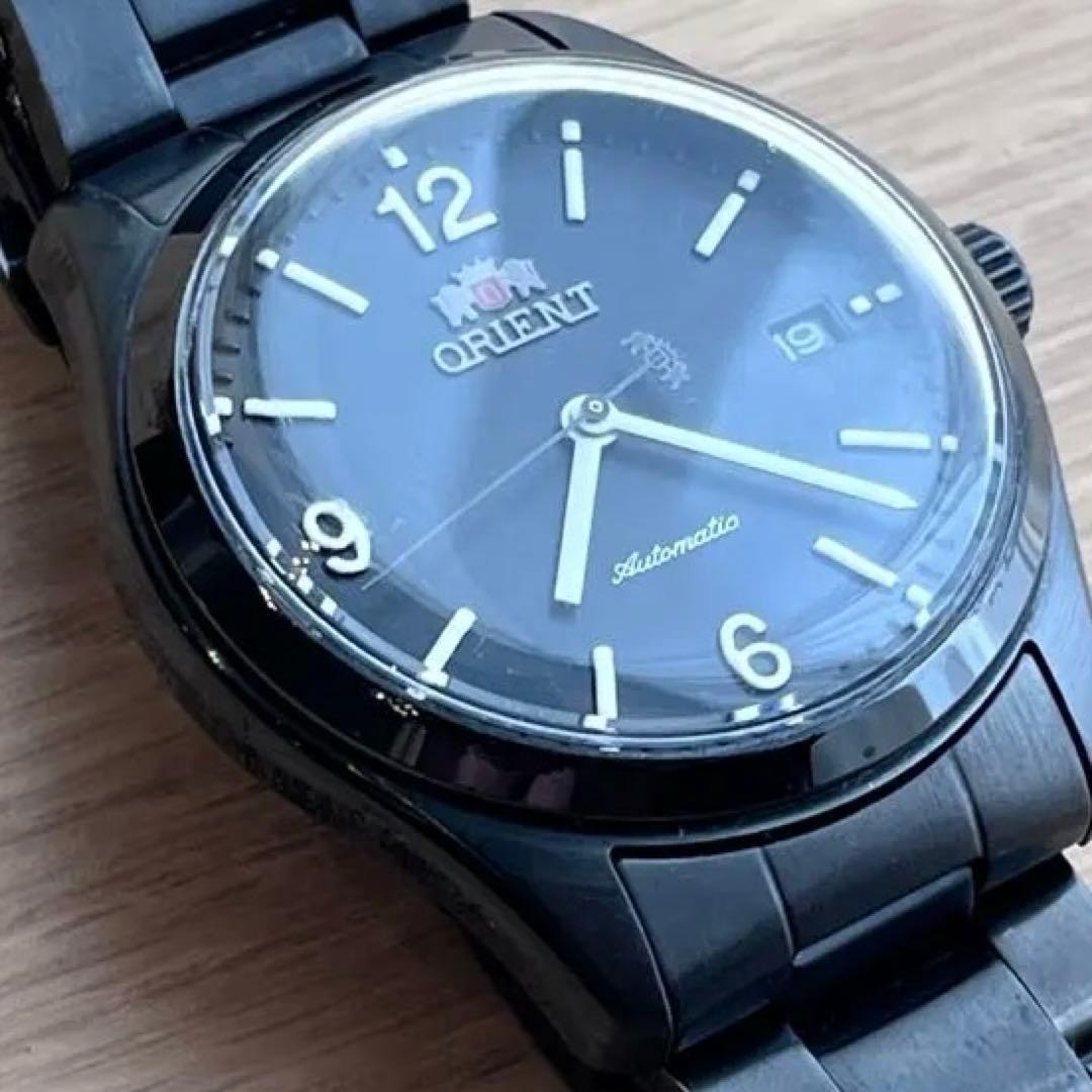 [In good working condition] ORIENT/Automatic/ER21DOB/Black dial