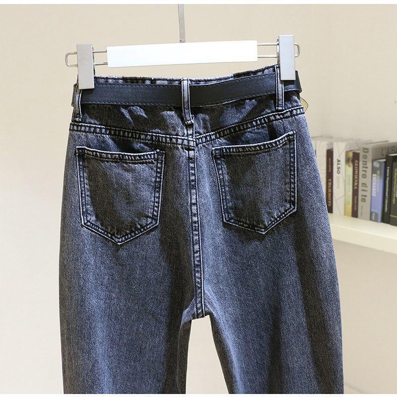 High-Waisted Ash Jeans: 2020 Korean-Style Loose Fit Harem Pants for Women