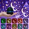 LED Starry Sky Night Lights USB Star Moon Projector Lamp 5V For Home Room Atmosphere Decorations