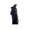 Emporio Armani EA7 Color Block Letter Logo Printed Hooded Zip-Up Long Sleeve Sweatshirt Men sweatshirts Navy-Blue 6DPM81-PJTKZ-1562