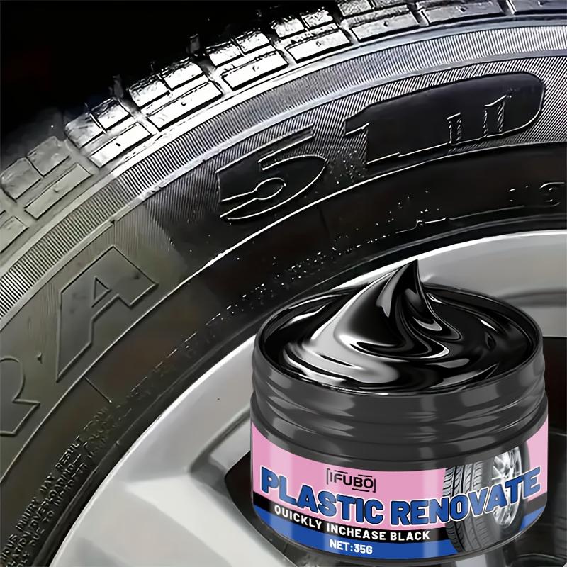 Car Interior Plastic Refurbishing Cream, Dashboard, Tire and Bumper Bright Wax, Ideal Choice for Vehicles, Long-lasting Effect.