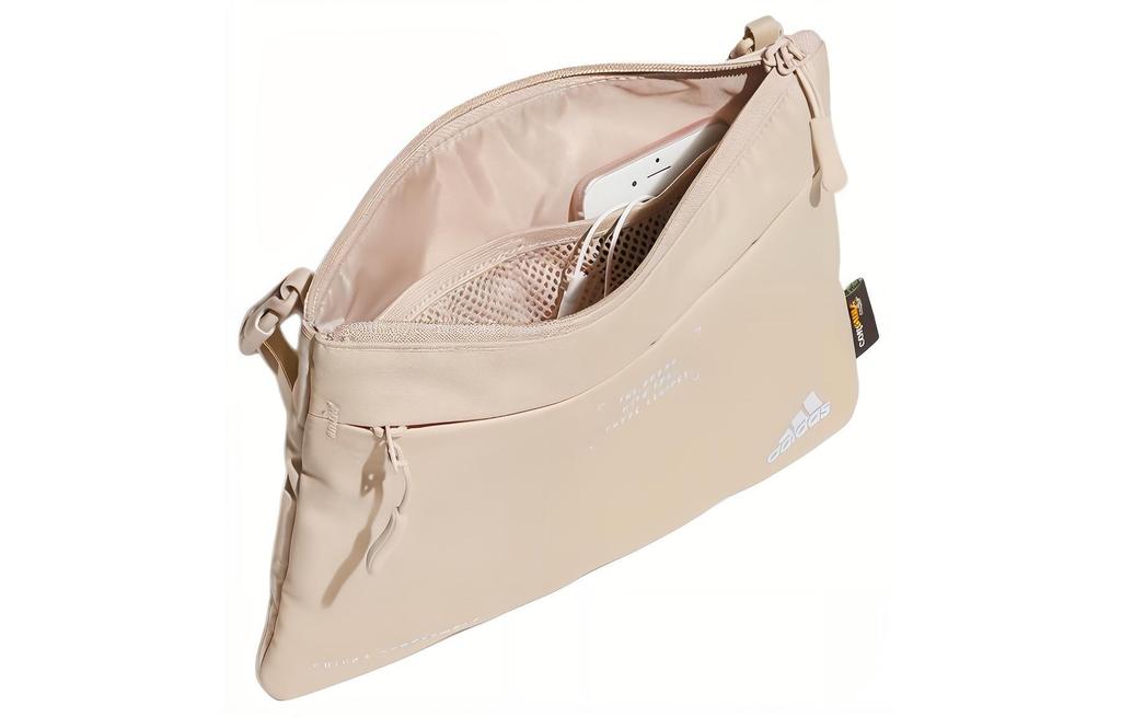 Adidas Nylon Crossbody Bag, Shoulder Bag Regular Unisex Beige IM5212