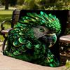 1pc Parrot Feathers Throw Blanket Polyester Fiber, Lightweight Flannel, Soft & Warm, All Season Use for Outdoor, Camping Digital Print