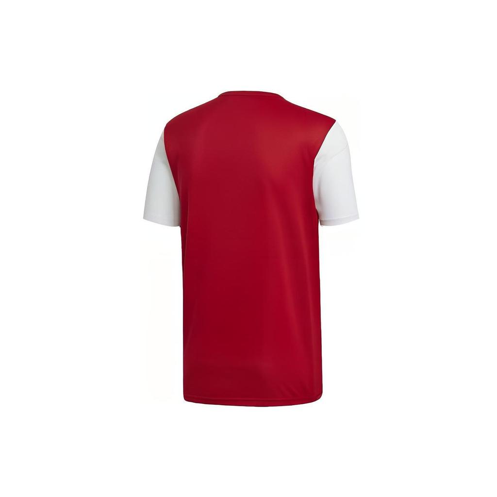 Adidas Colorblock Short Sleeve Training T-Shirt Men Tops Red DP3230