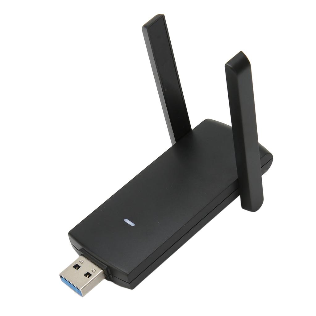USB 3.0 WiFi Adapter with 2 5dBi Antenna 2.4GHz 5GHz Dual Band 1300M Wireless Network Adapter for Windows11 10 8 8.1 7