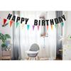 Black Birthday Banner Party Decorations for Women Men Birthday Supplies