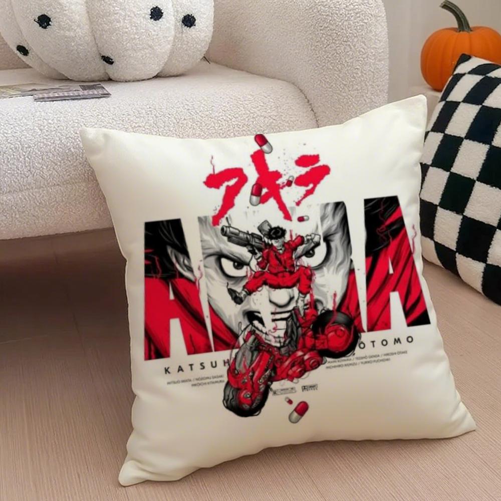 AAkiraS Classic Japan Cartoon Anime Movie Cushion Cover Throw Pillow Cover Hidden Button Durable Polyester Chair Cushion