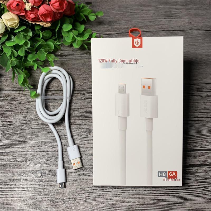 RedFruit H8 120W 6A Universal Flash Charge Data Cable Type-C Cable