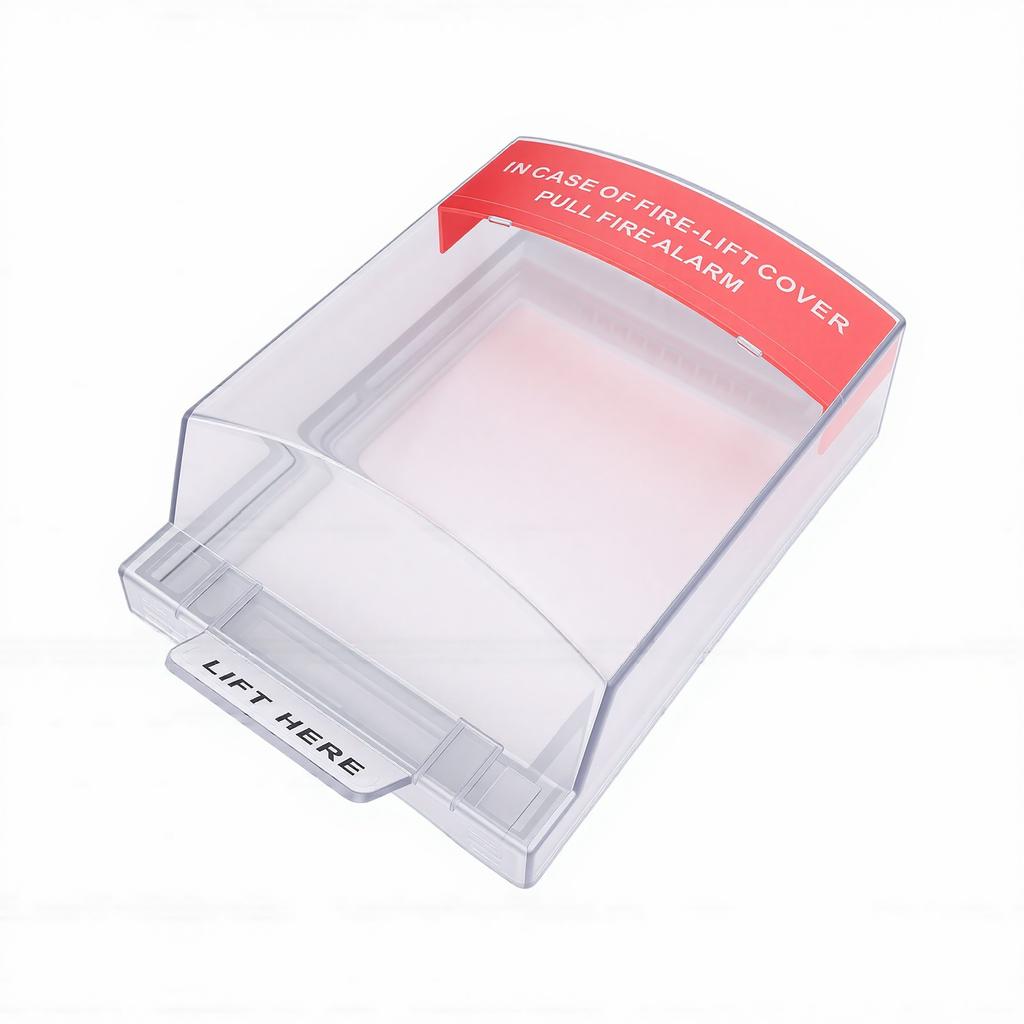 Fire Alarm Pull Station Cover Transparent Manual Emergency Switch Protective Guard Water Proof Rainproof for Home