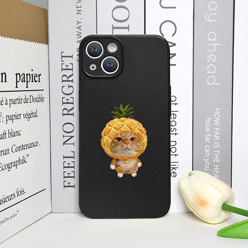 

Смішний Мультяшний Свіжий Фрукт Пара Коти Чохол для Телефону для iPhone 17 16 12 11 14 13 15 Pro Max 13 Mini XS MAX XR 7 8 14 Plus М який Чохол iPhone XS Max
