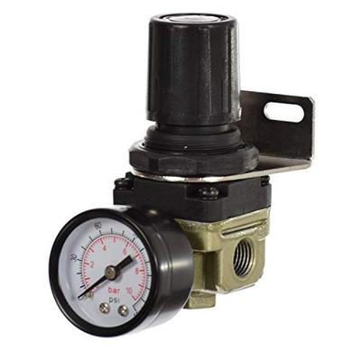 Air Pressure Reducer for Compressor with 1/4 Inch Gauge
