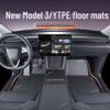 Tesla Refreshed Model 3/Y TPE Floor Mats for Interior Protection and Decoration