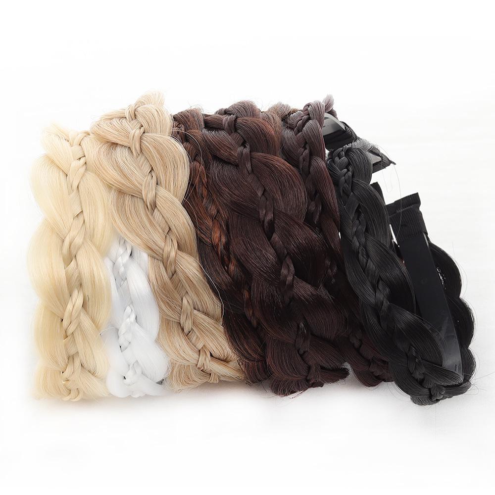 Žáruvzdorná pletená čelenka v korejském stylu pro každodenní nošení žen