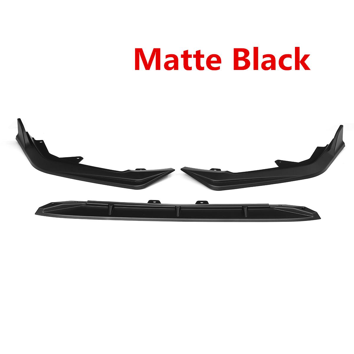 

2021 2022 Автомобильный передний бампер Lip Chin Bumper Body Kits Splitter Для Honda Для Civic 11th Generation 2021-2022 Bumper Lip Deflector матовый черный