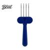 Plastic Crochet Hook 3/4-Latch Cord Knitting Tool DIY Binding-Off Edging Yarn Projects Weaving Crocheting Needle Blanket