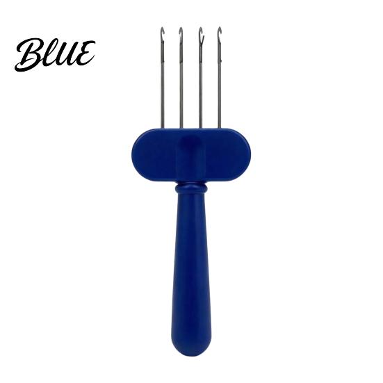 Plastic Crochet Hook 3/4-Latch Cord Knitting Tool DIY Binding-Off Edging Yarn Projects Weaving Crocheting Needle Blanket