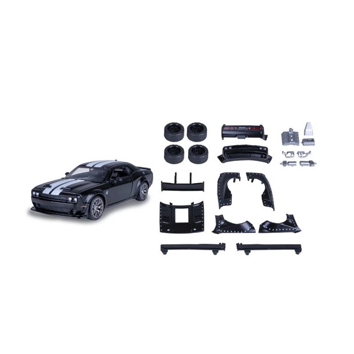 Dodge Challenger SRT Jailbreak miniature 1:36 noire 2en1