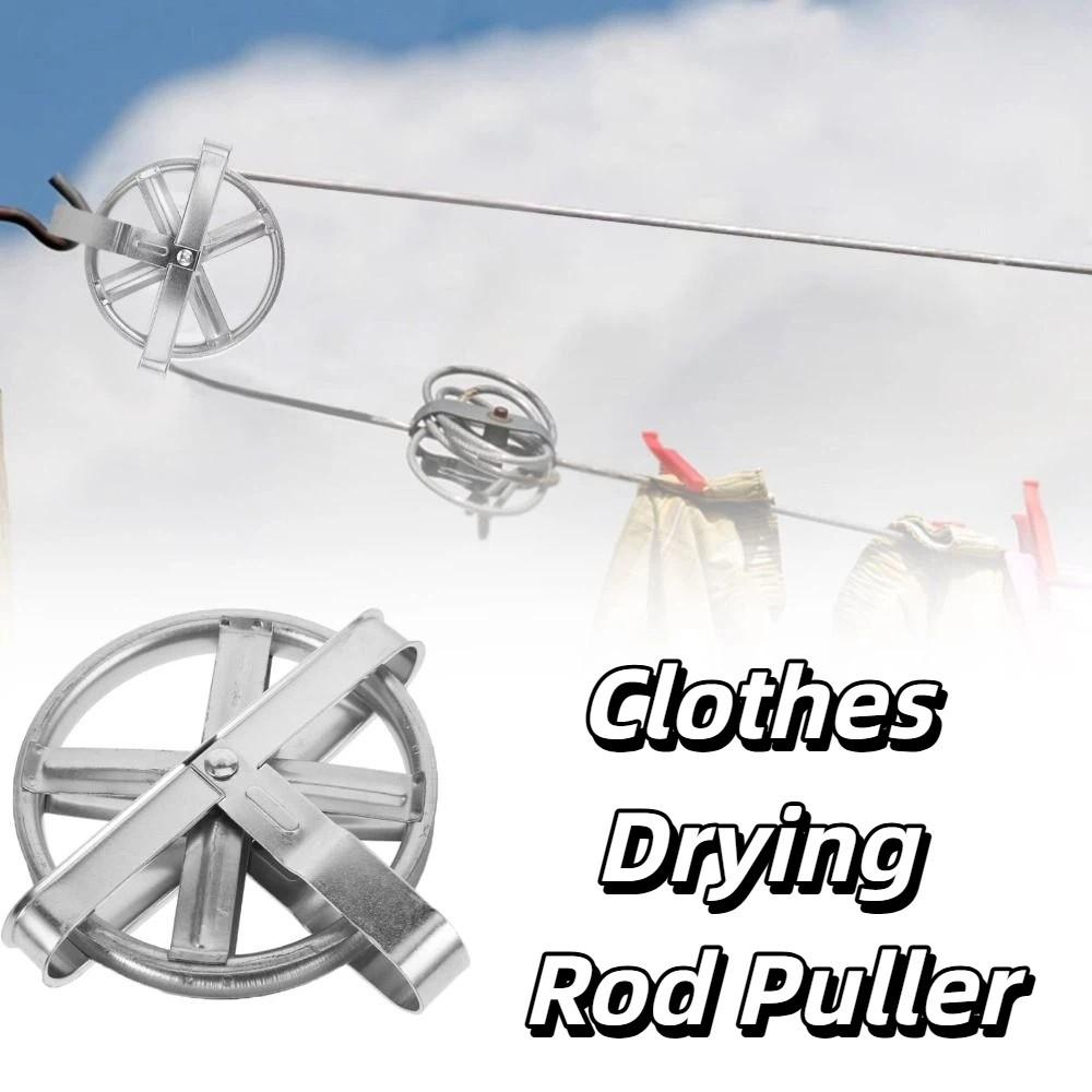 Heavy Duty Deep Groove Pulley Weatherproof Metal Clothes Drying Lines Outdoor Laundry Line