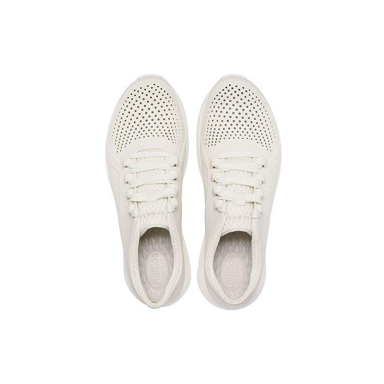 Crocs Literide Lightning Casual Breathable Low-Top Running Shoes Men Sneaker Off-White 204967-1CN