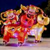 4D Cartoon Foil Balloons Elephant Stand Walking Balloon Wheel Accessories With Wheel For Kids Birthday Party Decoration