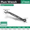 Durable Ratchet Wrench 8-32mm Plum Blossoms Open Combination Wrench Two-Way Double Fast Ratchet Wrench Auto Repair Tools