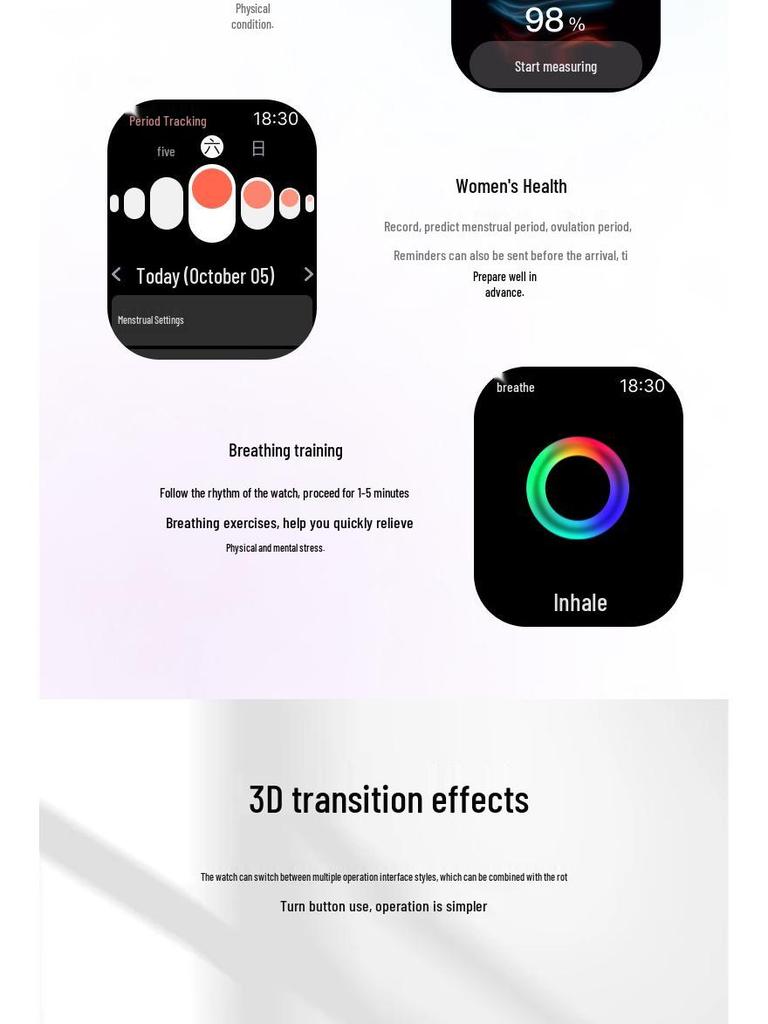 Smartwatch S10: Wielofunkcyjny zegarek Bluetooth z NFC, śledzeniem aktywności sportowej, monitorowaniem stanu zdrowia i płatnościami Alipay.