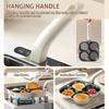 Healthy Titanium Ceramic Breakfast Frying Pan 3/4 Cups Nonstick Egg Burger Steak Cooking Skillet Griddle Pancake Maker Pan