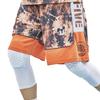 Li Ning Basketball Shorts Men's Brown Ice Grain All Over Print AAPQ105-3