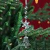Christmas Tree Decoration Crystal Ornament Acrylic Christmas Snowflakes 7.5×2.6