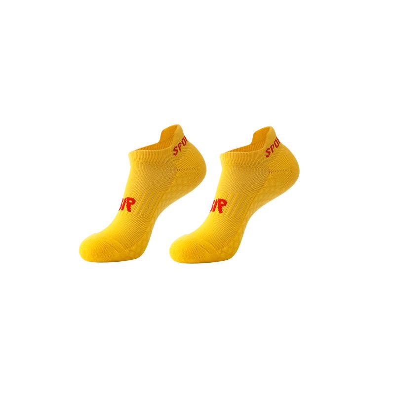 5 Pairs of Women's Cotton Thick Washcloth Bottom Marathon Running Professional Sports Socks