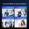 Wooask F56 OWS Translator Earbuds -Real-Time 144 Language Translation Headphones with 11 Offline Packs, No WIFI Need, for Travel