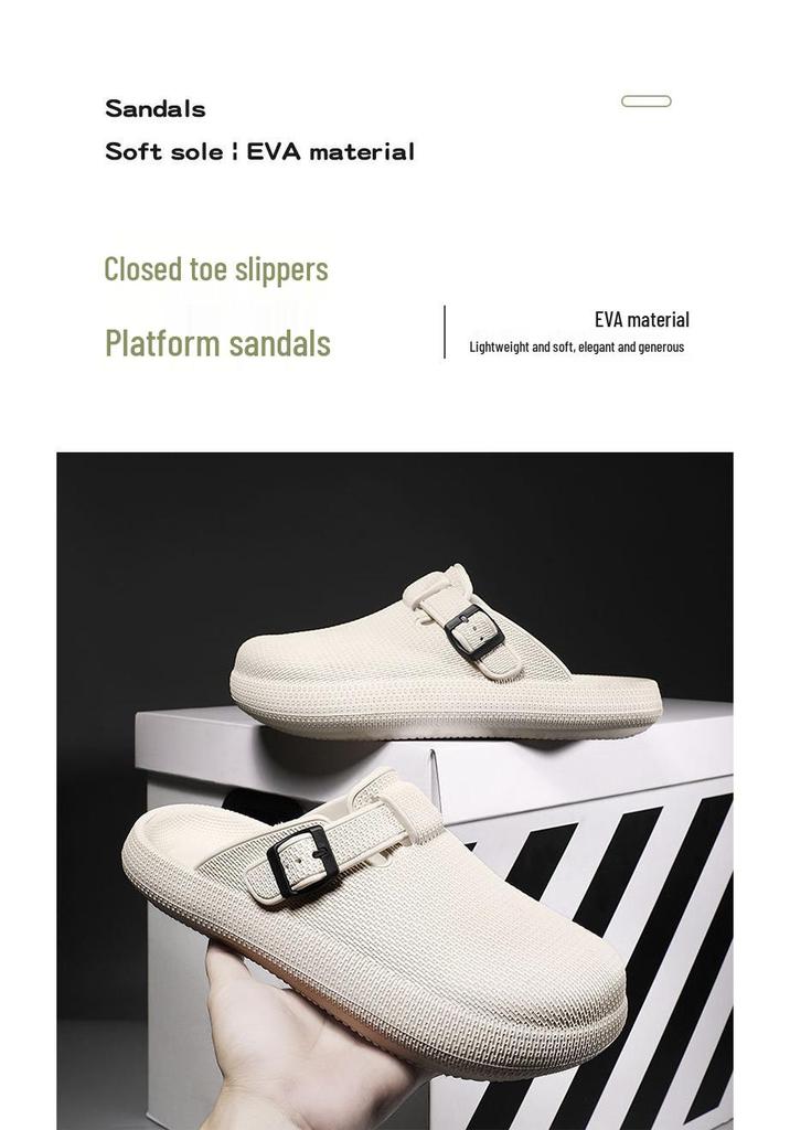 2025 Baotou Men's & Women's Summer Casual Non-Slip Thick-Soled Sandals