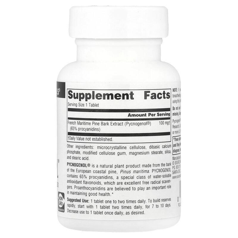 Pycnogenol®, 100 mg, 60 Tablets