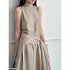 Summer New Korean Old Money Style Sleeveless Vest Dress Women's High-end Vacation Style